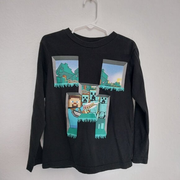 Minecraft Boys Long Sleeve Shirt - Picture 2 of 7